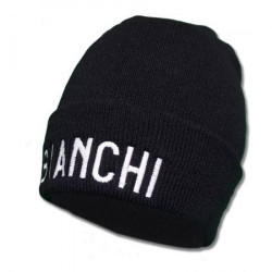 Bianchi Embroidered Logo Cuffed Knit Beanie